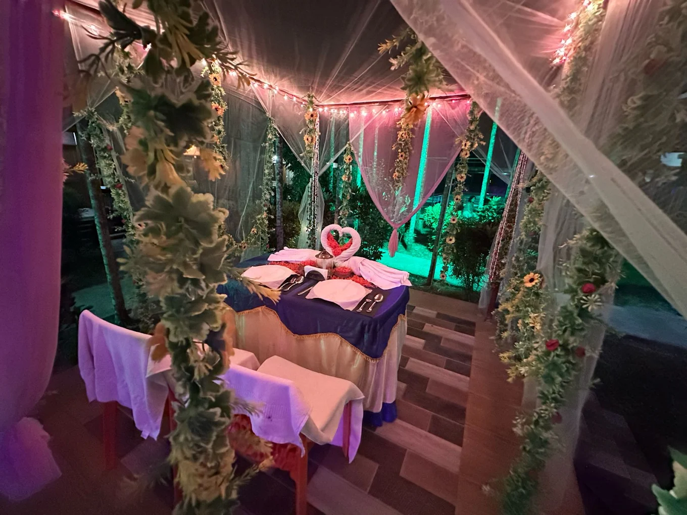 Radhakrishna Resort Candle light dinner .webp